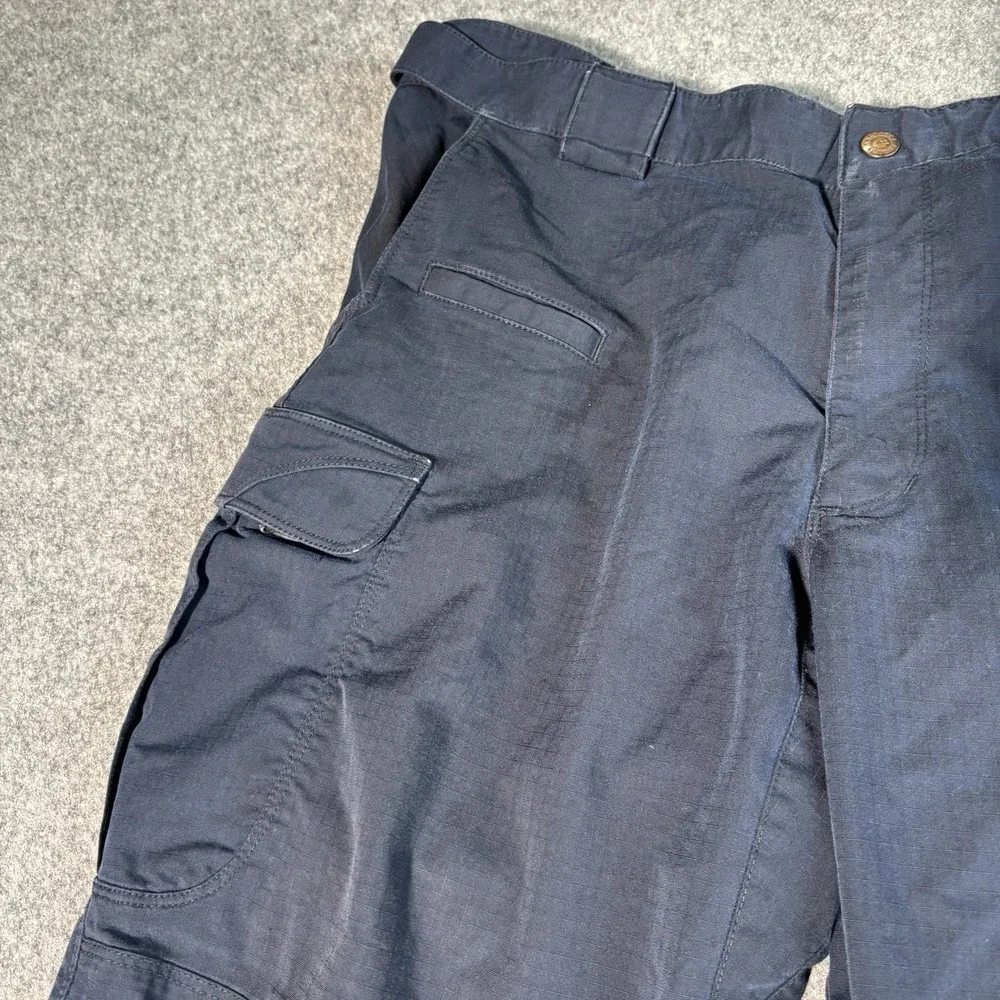 5.11 Tactical Cargo Pants Mens 39x30 Navy Blue Ripstop Utility Work Military